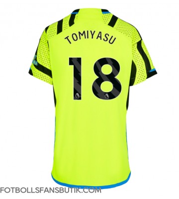 Arsenal Takehiro Tomiyasu #18 Replika Bortatröja Damer 2023-24 Kortärmad